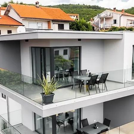 Villa Apartments Lela Rabac Exterior foto